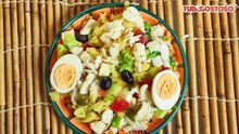 Salada fácil de bacalhau