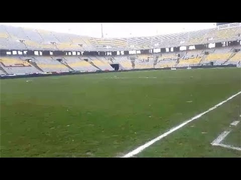 أجواء ملعب برج العرب قبل بدء  القمة 117 بين الأهلي والزمالك