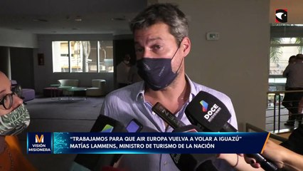 "Trabajamos para que Air Europa vuelva a volar a Iguazú"