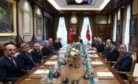 Cumhurbaşkanı Erdoğan, Bakan Bilgin ve Türk-İş heyetini kabul etti