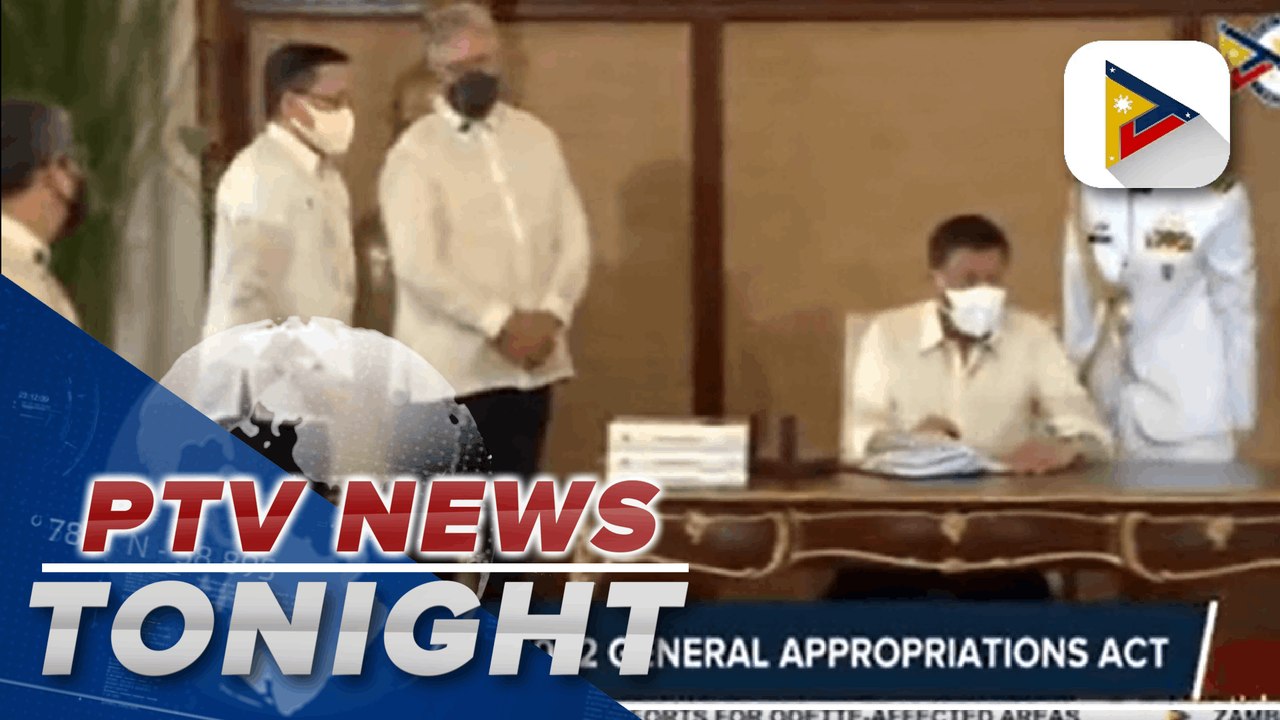 PRRD signs 2022 General Appropriations Act