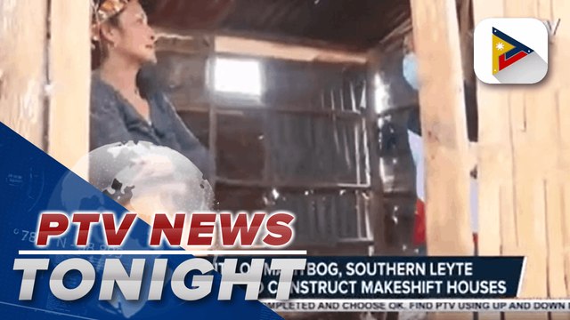 Residents of Malitbog, Southern Leyte salvage parts to construct makeshift houses; Malitbog mayor: Recovery from Typhoon Odette's devastation may take 4-5 years