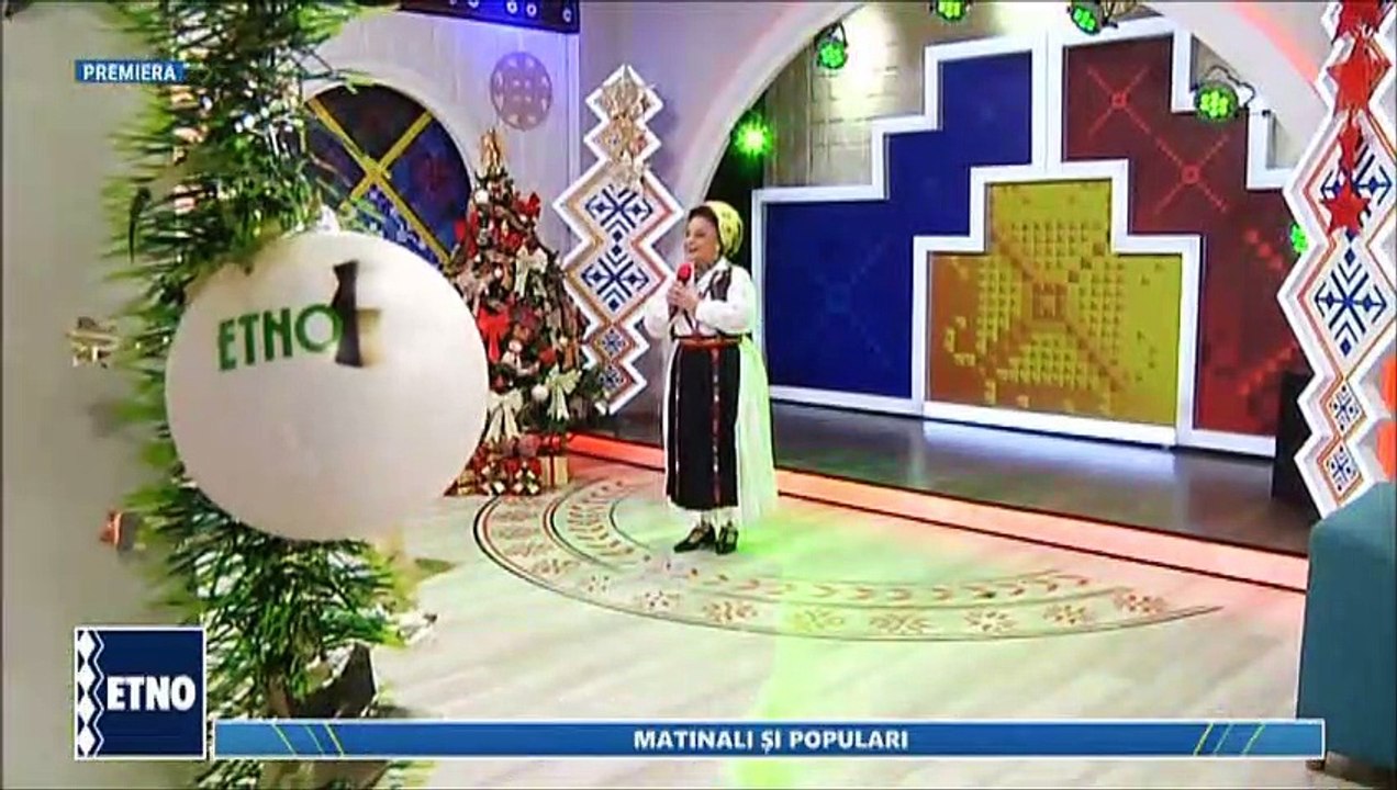 Mariana Stanescu - Colinda pacurarului (Matinali si populari - ETNO TV - 30.12.2021)