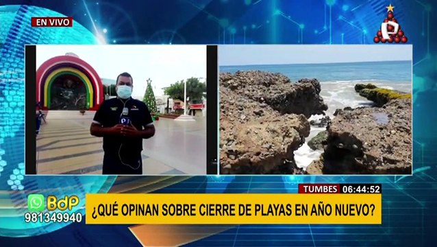 Tumbes: prohíben fiestas de fin de año en balnearios, mientras aforo de hoteles llega al 90%