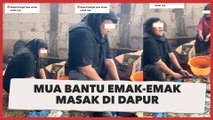 Santai Bantu Emak-emak Masak di Dapur, Aksi MUA Cowok Ini Curi Perhatian