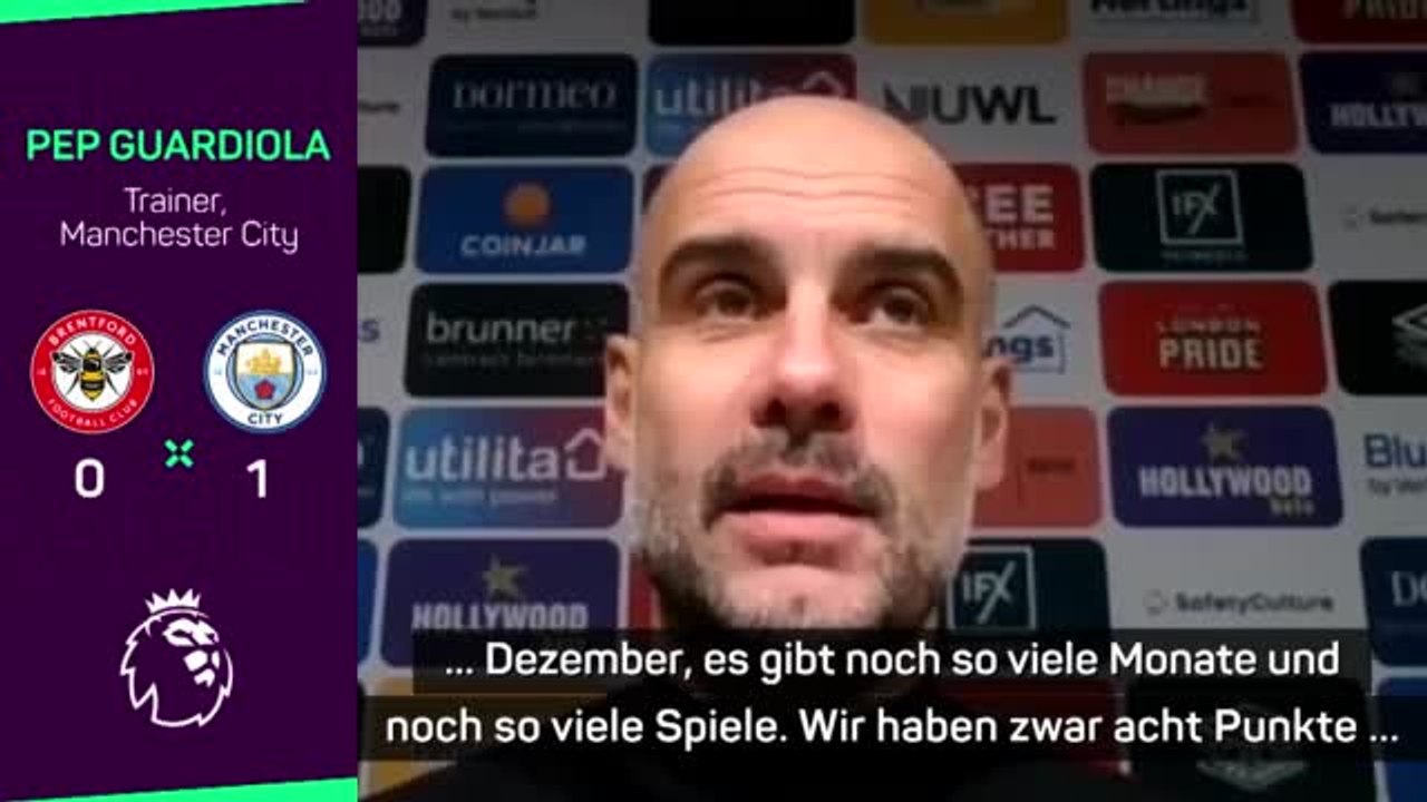 Guardiola: “Spielen immer noch um 54 Punkte”