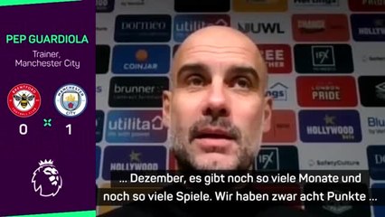 Guardiola: “Spielen immer noch um 54 Punkte”