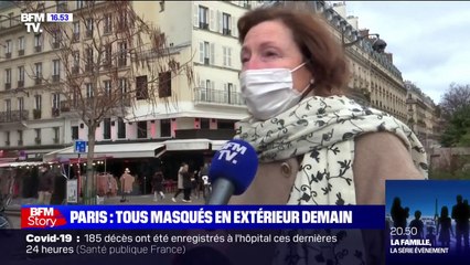 Une mesure "trop tardive" pour certains, "peu utile" pour d'autres: ces Parisiens réagissent à l'obligation de porter le masque en extérieur à partir de ce vendredi