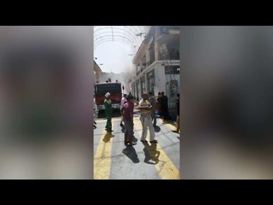 بواسطة 10 سيارت إطفاء.. إخماد حريق هائل بأحد فن...