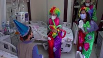 Son dakika! Hastanede tedavi gören çocuklar için yılbaşı eğlencesi düzenlendi