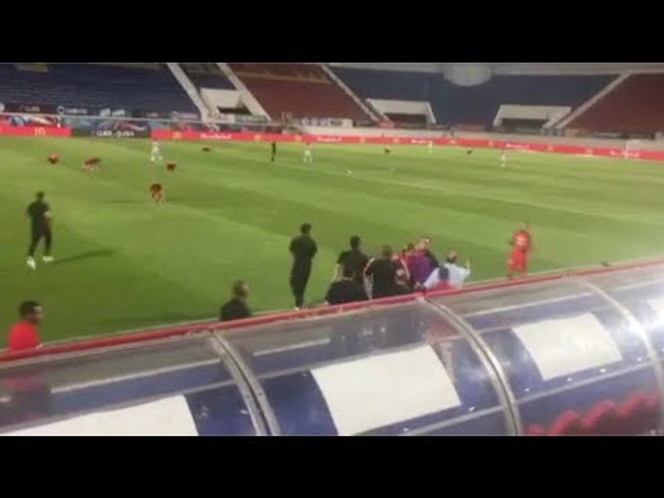 احتفال جهاز حرس الحدود بالتعادل وحزن لاعبي الزمالك