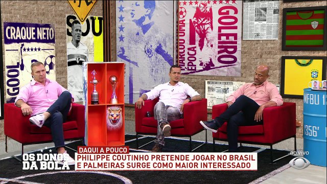 XIII, TRETA! O Palmeiras surgiu como interessado para contratar Philippe Coutinho, mas Dirceu Maravilha não concorda: Coutinho é normal, nada mais que normal . #OsDonosdaBola