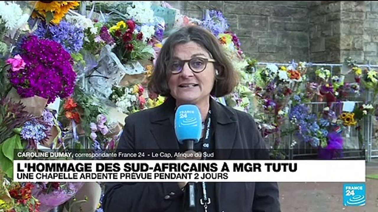 Mort de Desmond Tutu : une chapelle ardente prévue pendant deux jours