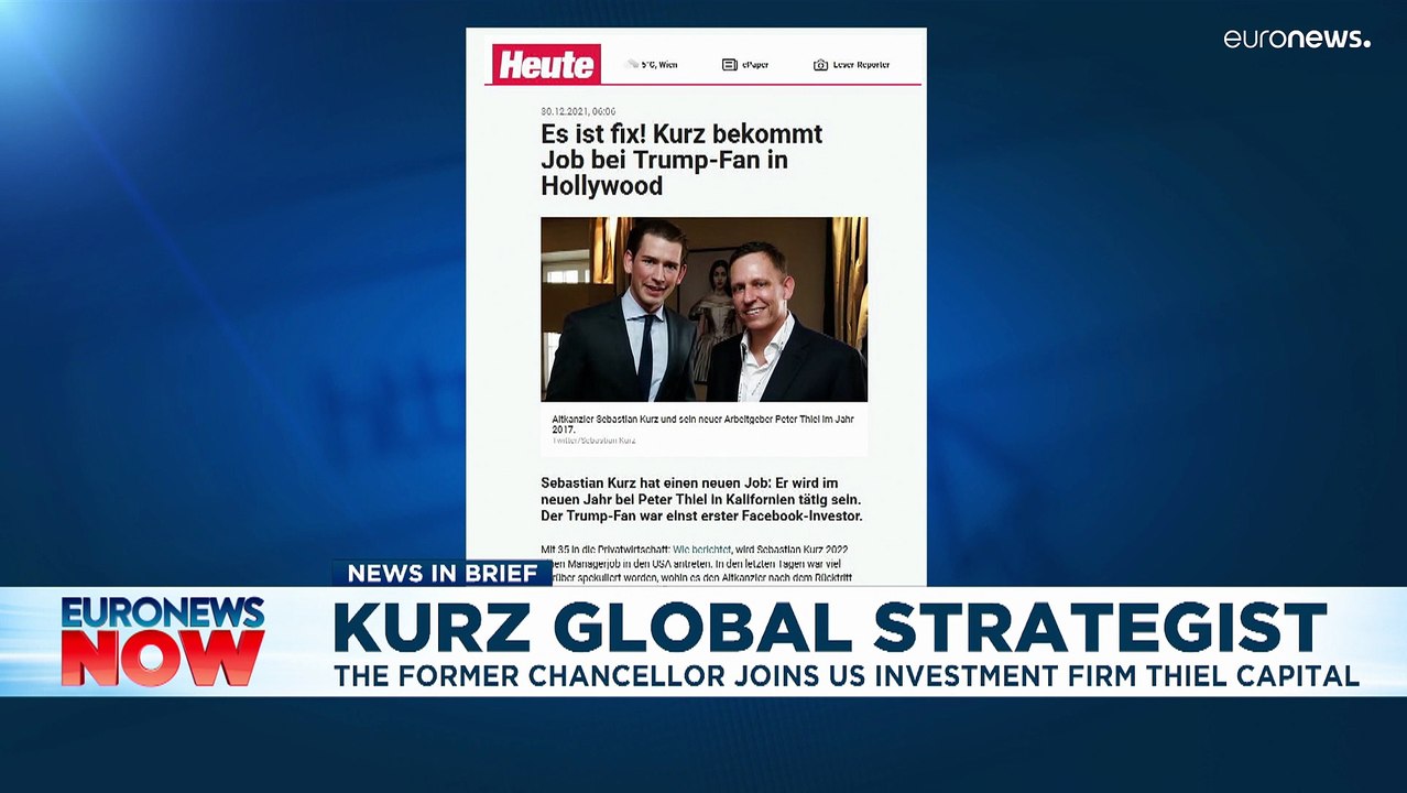 Former Austrian chancellor Sebastian Kurz 'to work for US Thiel Capital', local media say