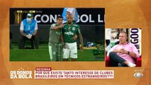 SENTA QUE LÁ VEM DEBATE! Os comentaristas discutiram sobre a presença cada vez maior de técnicos portugueses no futebol brasileiro. É justo? É moda? Opine! #OsDonosdaBola