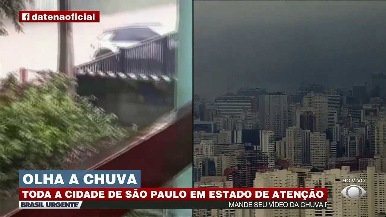 Chuva deixa toda SP em estado de atenção. O meteorologista Michael Pantera deu mais detalhes sobre a tempestade na capital paulista.