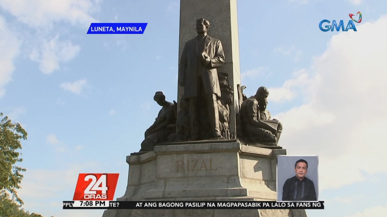 Ilang Pinoy, nagpunta sa Luneta para gunitain ang pagkamatay ng ng bayaning si Dr. Jose Rizal | 24 Oras