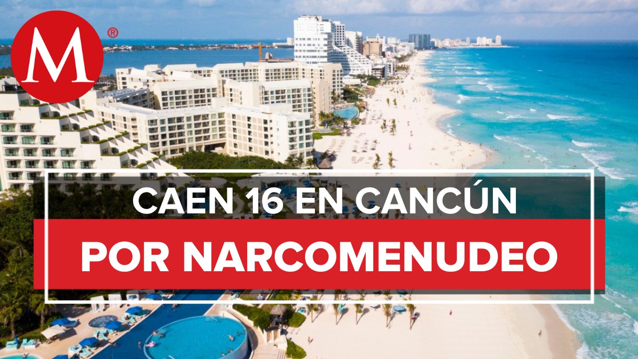 Detienen a 16 personas que vendían droga en construcción de zona hotelera de Cancún