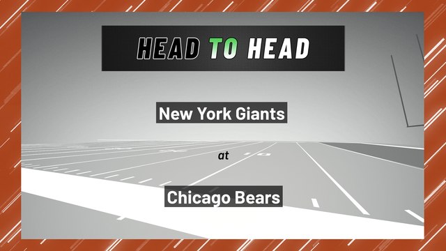 New York Giants at Chicago Bears: Moneyline