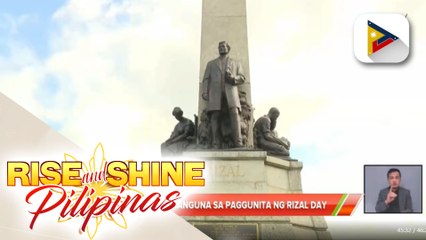 Pres. Duterte, nanguna sa paggunita ng Rizal Day