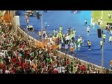 رقص لاعبي نيجيريا احتفالا بالتأهل للمربع الذهبي على حساب جنوب أفريقيا