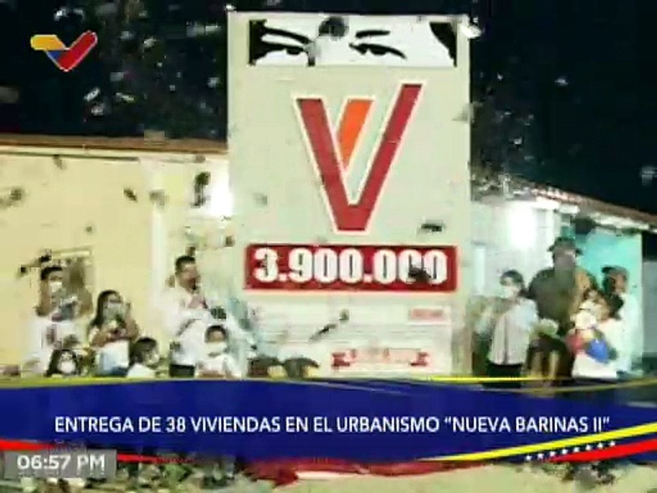 GMVV entregó vivienda 3.900.000 en el urbanismo "Nueva Barinas II" en el Edo. Barinas
