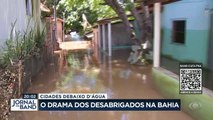 A cidade de Cândido Salles, que fica há 30 quilômetros de Minas Gerias. Lá, muitas casas ainda estão debaixo d'água. 500 pessoas continuam desabrigadas.