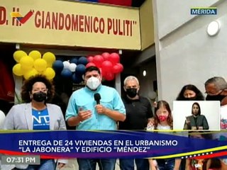 Mérida | Otorgan 24 viviendas a familias en el urbanismo "La Jabonera"