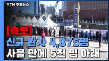 [속보] 코로나19 신규 환자 4,875명...위중증 11일 연속 천 명대 / YTN