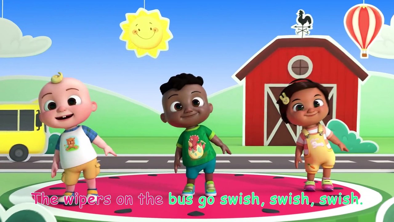 Wheels On The Bus Dance | Dance Party | CoComelon Nursery Rhymes & Kids Songs