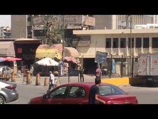 لحظة إطلاق مضطرب نفسيا النار على مواطنين في موقف أحمد حلمي