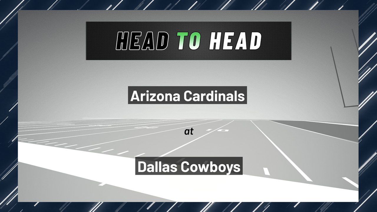 Arizona Cardinals at Dallas Cowboys: Moneyline