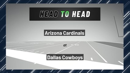Arizona Cardinals at Dallas Cowboys: Moneyline