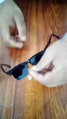 How to make eyeglasses nose pads. using gluegan stick.