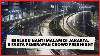 Berlaku Nanti Malam di Jakarta, Ini 5 Fakta Penerapan Crowd Free Night