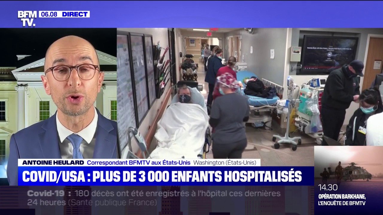 États-Unis: plus de 3000 enfants sont hospitalisés du Covid-19