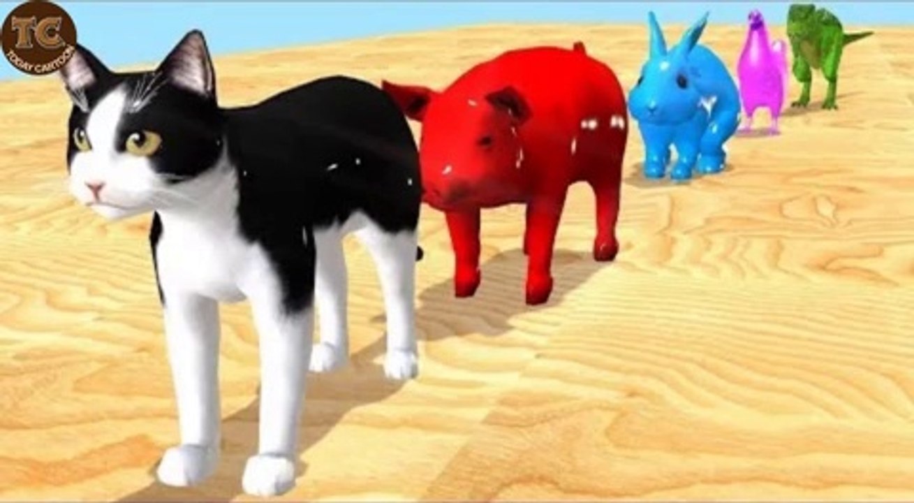 Old MacDonald Had A Farm | Nursery Rhymes Songs With Farm animals are transformed into wildlife