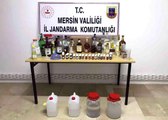 Mersin'de 106 litre sahte içki ele geçirildi