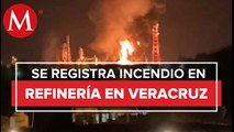 Anoche se registró un incendio en una refinería de Veracruz