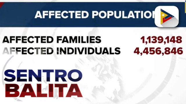Bilang ng pamilyang naapektuhan ng Bagyong Odette, higit 1-M na
