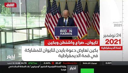 ...تصاعدت حدة التوترات بين واشنطن وبكين حيا...