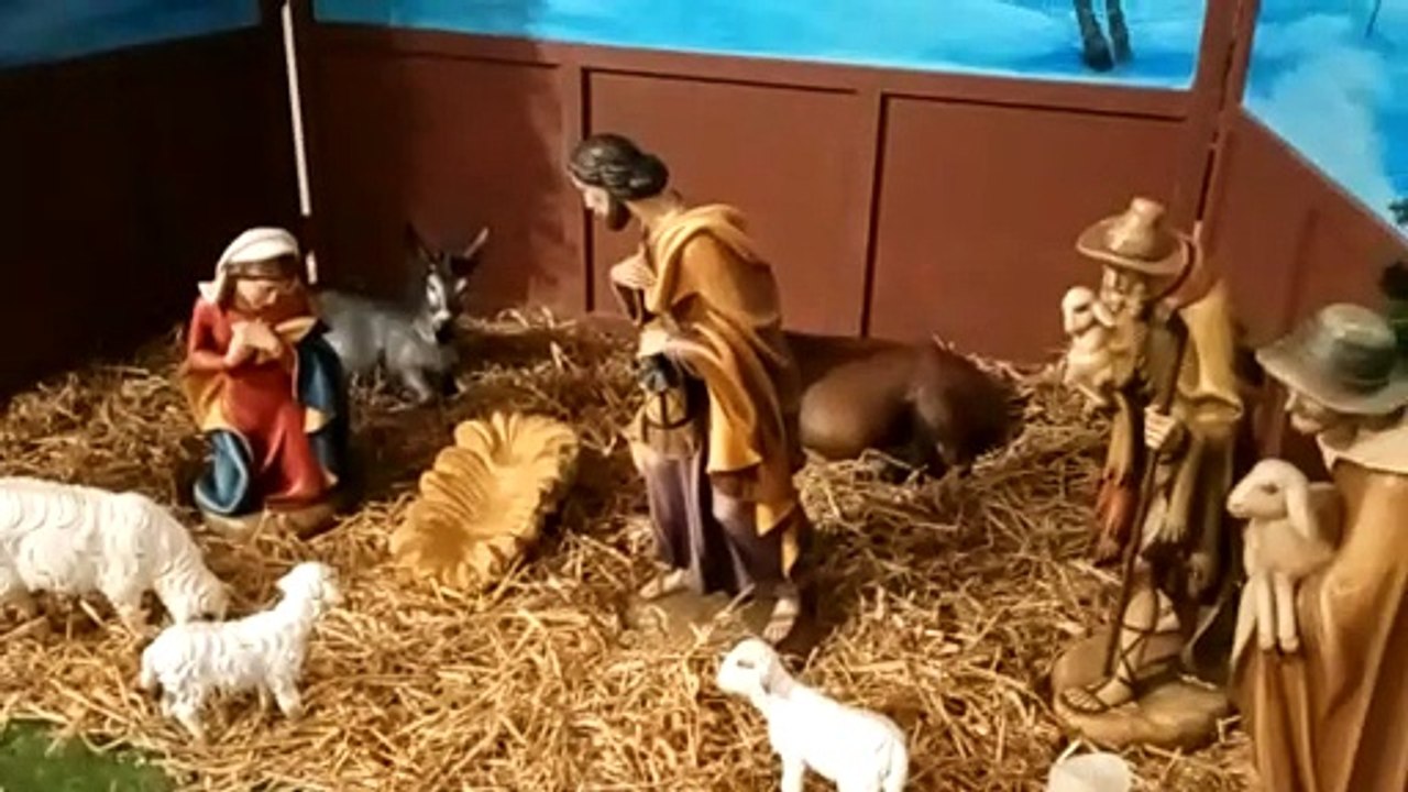 The Nativity crib