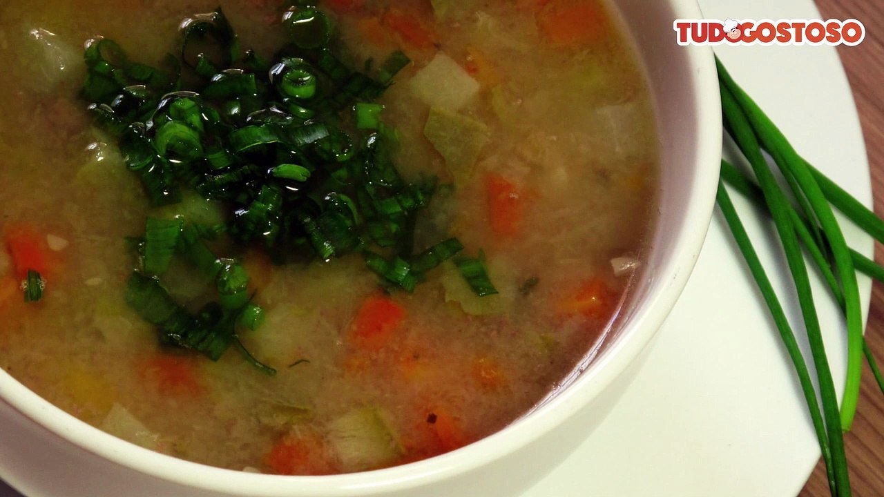 Sopa de legumes light