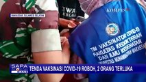 Tenda Vaksinasi Covid-19 Roboh dan Timpa Warga, Korban Dilarikan Ke Rumah Sakit