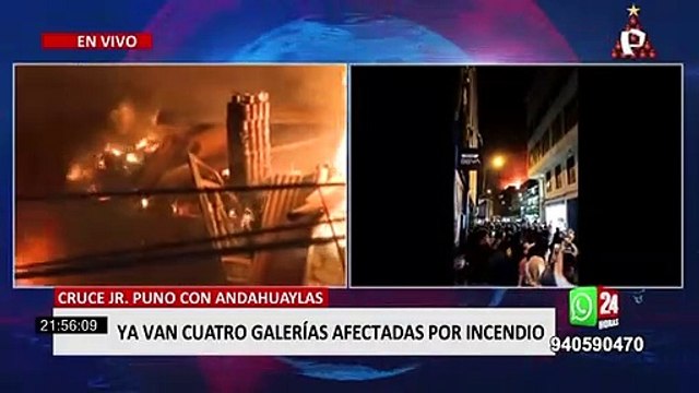 Sedapal envía cisternas para ayudar a combatir incendio en Mesa Redonda