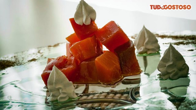 Doce de abóbora em pedaços