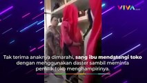 Ini Sosok Emak-emak Berdaster yang Ngamuk di Toko Sepatu