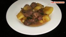 Carne de panela com mandioca