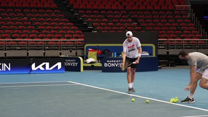 ATP Cup 2022 - L'équipe de France avant de débuter l'ATP Cup à Sydney