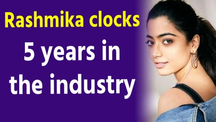 'Pushpa' star Rashmika Mandanna clocks 5 years in the industry